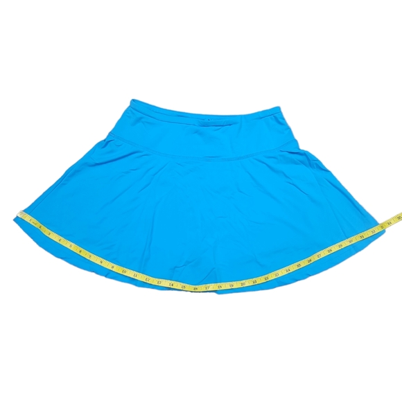 New  BlevonH Flouncy Turquoise Tennis Skirt M - Picture 2 of 12